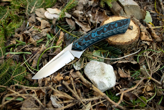 EDC Messer schwarz/blau