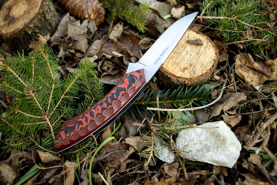 EDC Messer schwarz/rot