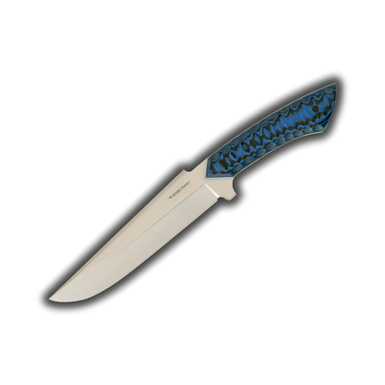 Bushcraftmesser schwarz/blau