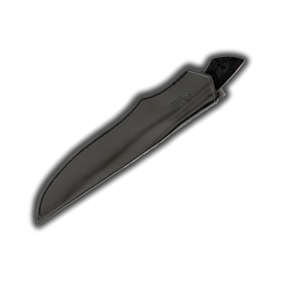Bushcraftmesser schwarz
