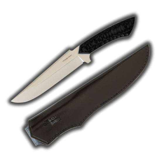 Bushcraftmesser schwarz