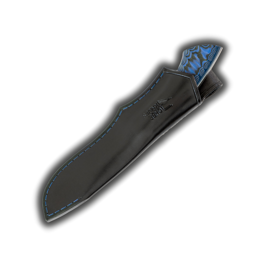 Jagdmesser schwarz/blau