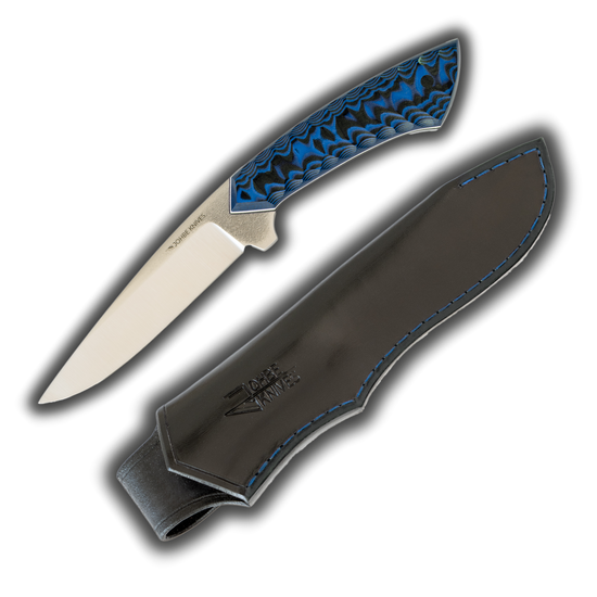 Jagdmesser schwarz/blau