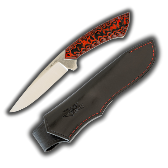 Jagdmesser schwarz/rot
