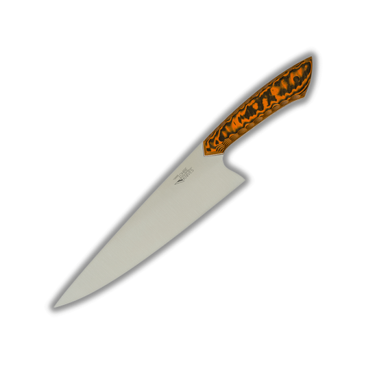 RAW Edition Kochmesser schwarz/orange