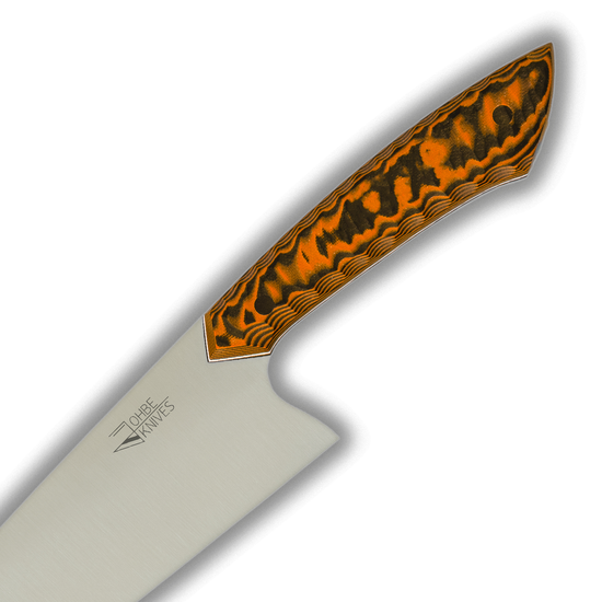 RAW Edition Kochmesser schwarz/orange