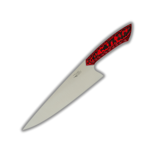 RAW Edition Kochmesser schwarz/rot