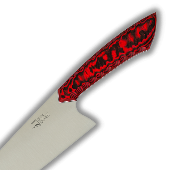 RAW Edition Kochmesser schwarz/rot