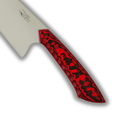 RAW Edition Kochmesser schwarz/rot