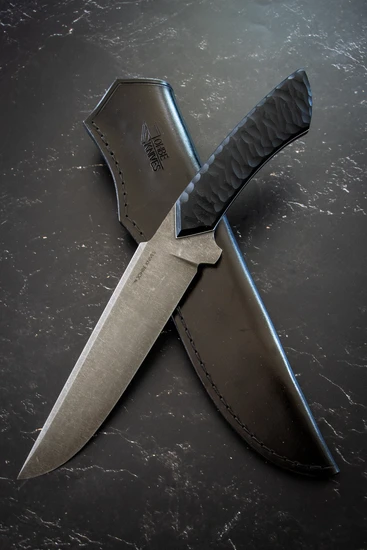 Bushcraftmesser mit Stonewash Finish