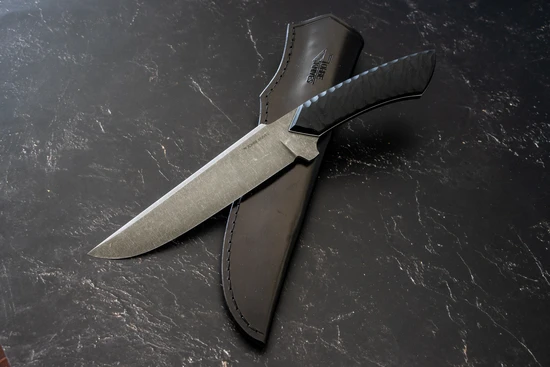 Bushcraftmesser mit Stonewash Finish