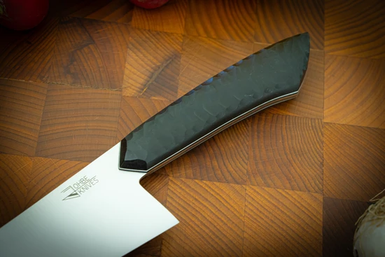 Santoku Messer mit Griff aus Ebenholz
