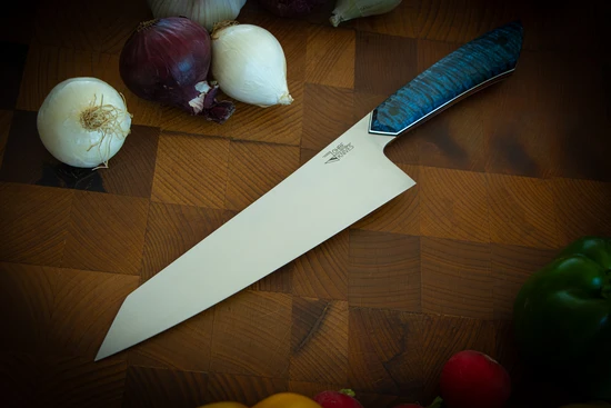 RAW Santoku Messer Mangoholzgriff