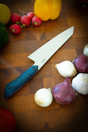 RAW Santoku Messer Mangoholzgriff