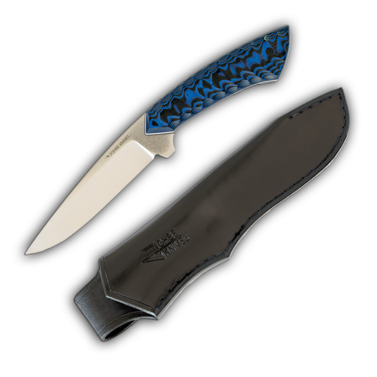 Jagdmesser schwarz/blau