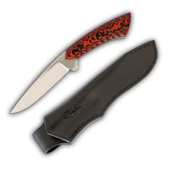 Jagdmesser schwarz/rot