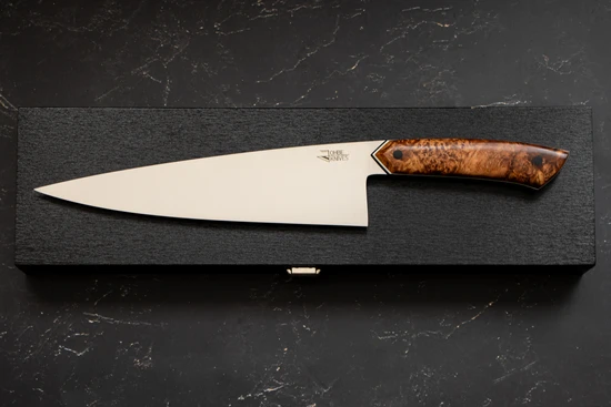 Kochmesser mit Griff aus Amboina Maser