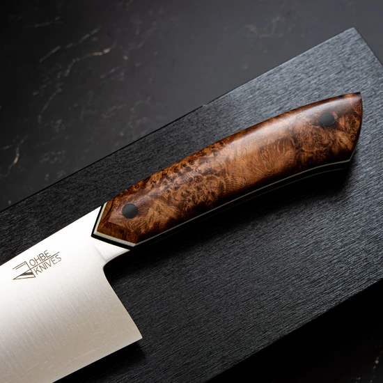 Kochmesser mit Griff aus Amboina Maser