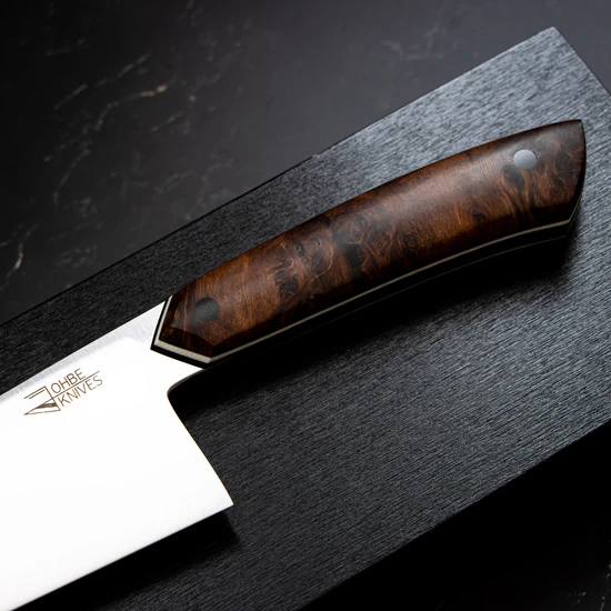 Kochmesser mit Griff aus Rosskastanie