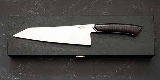 Santoku Messer mit Griff aus Mangoholz