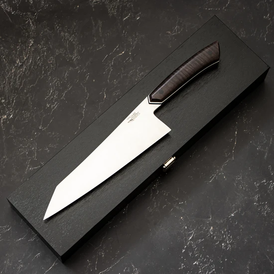 Santoku Messer mit Griff aus Mangoholz