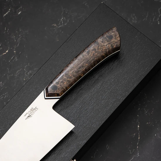 Nakiri mit Griff aus Maserbirke